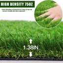 1.38" Artificial Turf Grass,4FT x 6FT Fake Grass Rug Indoor Outdoor,Realistic High-Density Sturdy Artificial Turf Carpet for Dogs Pets Garden Lawn Landscape