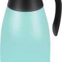 51 Oz Coffee Carafe Insulated, Stainless Steel Coffee Carafes for Keeping Hot, Dustproof Thermal Carafes for Home Party/Work (Blue,1.5L)