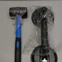 Floor Gap Fixer Tool, Glass Suction Cups,Heavy Duty Aluminum Suction Cups,Double Suction Cup Wiht Mallet For Lift Large Glass/Tile Lifter/Moving Glass/Pad for Lifting/Dent Puller (1+1 Pack)(Black)