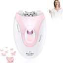 Epilator for Women, Epilators Hair Removal for Face, Epilators with LED Light, Two Speed Hair Removal Device, Epilator for Women, Pluxy Facial Hair Removal for Bikini Arm Legs Armpits