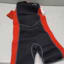 Hevto Kids Wetsuit for Boys Girls Child Youth Size 10 Year 3/ 2mm Neoprene Wet Suit Full Thermal Swimsuit Swimming in Cold Water (K1-Red, 10 Slim)
