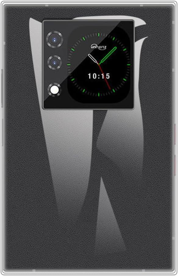 Flexible Case Compatible with Unihertz Titan 2, Slim Shockproof Protective Cover, Anti-Scratch Soft Silicone Rubber Gel Bumper Shell(Clear)