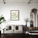 2 x Denmark Flower Market Art Print Poster, Wall Art Floral Painting Botanical Decor for Bedroom, Kitchen, Bathroom Livingroom Decoration 82A (Denmark, 8 x 10 inches, Unframed)