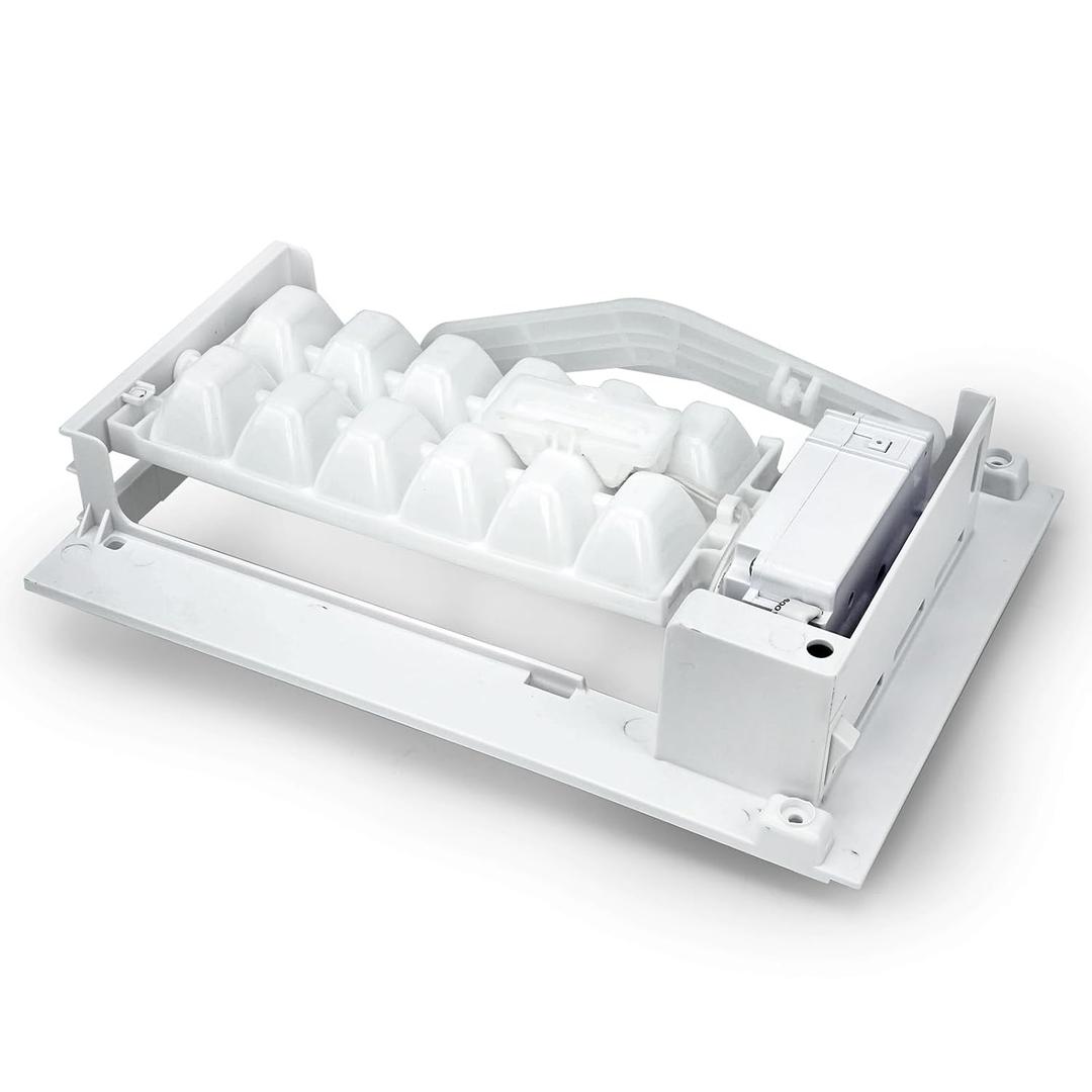 Upgraded AEQ72909603 AEQ72909602 Refrigerator Ice Maker Assembly, Compatible with LG Refrigerators, Replacement for 2216335 AH3617225 EA3617225, 12 Cube Flex Tray Kit