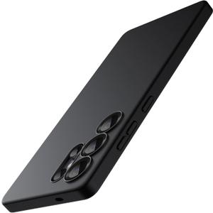 JETech Slim Fit Case for Samsung Galaxy S25 Ultra 5G, Camera Lens Full Protection, Soft TPU Thin Protective Phone Cover with Matte Finish, Shockproof (Titanium Black)