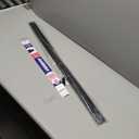 36" Kerf Slide-in Double Bulb Seal Weatherstrip Door Bottom  Durable Seal for Energy Efficiency & Draft Protection (Black)