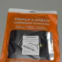 Plus Size 3XL Medical Compression Pantyhose for Women & Men, 20-30 mmHg Graduated Compression Leggings, Opaque Footless Waist High Compression Stockings for Edema, Varicose Veins, Flight, DVT, Black