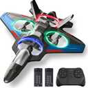 RC Planes for Kids Adults, Foam Remote Control Airplane Jet Helicopter Drone Toys for Kids Adults 8-12 12-16, Remote Control Plane Airplane Toys with Led Lights, 360 Flip Stunt Rotation