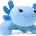 Axolotl Plush Toy, Soft Cute Axolotl Stuffed Animal, Kids Plushie Pillow Doll. Blue