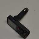 Nulaxy Bluetooth Car Adapter 1.8" Color Screen Strong Mic, QC3.0 Fast Charger Wireless FM Radio Transmitter with Treble & Bass Sound Music Player, Hands-Free Calls, Supports AUX/TF Card/USB Drive (Black)