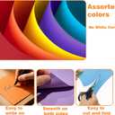 24 x 36 Large Poster Board, 30 Sheets Color Poster Boards, 6 Assorted Double-Sided Color Cardstock Paper, 92lb/250GSM Thickness Colored Poster Board Paper, for School Project, Crafts Etc
