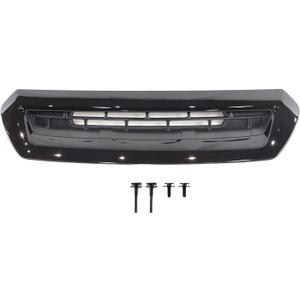 Gloss Hood Air Vent Compatible with 2017-2019 GMC Sierra 2500 HD/3500 HD (6.0L/6.6L) – Replace OEM#84240941-Black