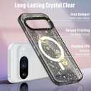 Toycamp for Pixel 9 Pro/Pixel 9 Case - Compatible with MagSafe Women Girls Cute Phone Cover Magnetic with Shockproof Protective Girly Pretty Designer for Google 9 Pro/Pixel 9 Cases, Sun Moon