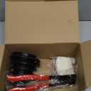 Universal Split CV Joint Boot Kit Universal CV Boot Kit Split Joint Gaiter Stretchable Replacement Compatible for Shafts 19-35MM and CV Joints 56-110MM, Including Fitting Pliers