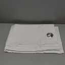 PONY DANCE Short Curtains for Window - (42 x 36 inches, Pure White, 2 PCs) Grommet Top Tiers Valances for Half Small Window Covering Light Filter