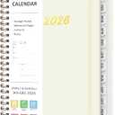 2026 Planner, Weekly and Monthly Calendar Planning Agenda, Jan - Dec 2026, Academic Planner Book, Desk Accessories and Office School Supplies - A5 (6.3'' x 8.5'')