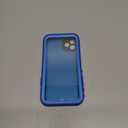 SPORTLINK Compatible with iPhone 13 Waterproof Case - Full Body Shockproof Dustproof Phone Screen Protector Rugged Waterproof Case for iPhone 13 6.1 Inches Blue