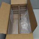 STORi SimpleSort 6-Piece Stackable Clear Drawer Organizer Set | 12" x 3" x 2" Rectangle Trays | Narrow Makeup Vanity Storage Bins and Office Desk Drawer Dividers | Made in USA