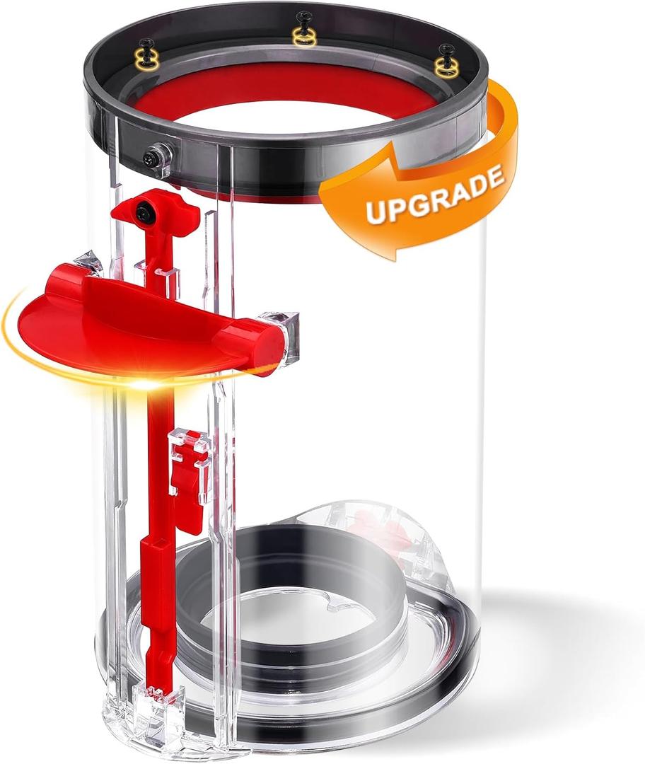 Upgraded Dust Bin Compatible with Dyson V11 V15 SV14 SV15 SV22 Vacuum Cleaner Canister, Vacuum Bin Replacement for Part no. 970050-01 and Part no. 965443-01 Upgraded Dust Bin Compatible with Dyson V11 V15 SV14 SV15 SV22 Vacuum Cleaner Canister, Vacuum Bin Replacement for Part no. 970050-01 and Part no. 965443-01