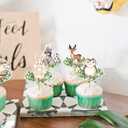 49Pcs Baby Shower Cupcake Toppers - Animal Cupcake Toppers Woodland Animals Baby Shower