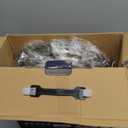 Portable Korean Style Stainless-Steel Barbecue Grill, Charcoal BBQ Round Grill Stove for Outdoor Camping, Picnicking & Parties 1~4 People, 13.8" DIA