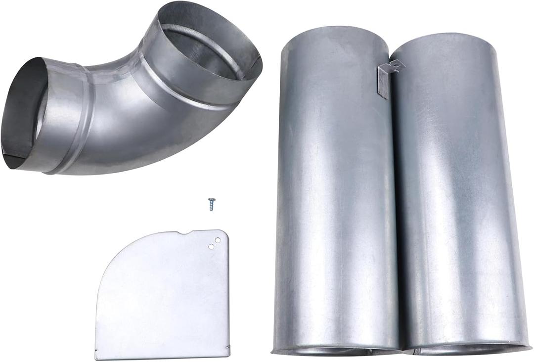 Upgraded 383EEL9001B Dryer Side Vent Kit Compatible with LG Kenmore Gas or Electric Dryers,Replaces Part AP4438852 Exhaust Out Either Side or Bottom AP5672784 2400642, PS7784989.