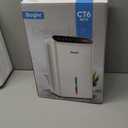 Dehumidifier for Home, 85 OZ Water Tank, (800sq.ft) Small Dehumidifiers for Bathroom Bedroom Basement with Drain Hose, Auto Shut Off, 3 Gear Timer, Sleep Mode, 7 Colors LED Light