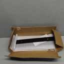 Starunder 4 Pack Floating Shelf Brackets,12 inch Heavy Duty Industrial Shelf Bracket, Black Metal L Brackets for Shelves Support DIY(1/5 Inch Thicked)