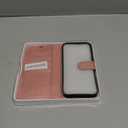 TUCCH Case Wallet for iPhone 17 (6.3") 2025, Stand | RFID Blocking | 4 Card Holder | PU Leather | Magnetic Closure Folio Protective Cover | TPU Shockproof Inner Shell | Rose Gold