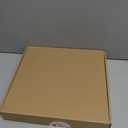 Fan&Ran Leather 3 Ring Binder, 1" Round Rings for 8.5"x11" Paper and Sheet Protectors, Interior Pockets & Snap Closure, Letter Size, Vintage Brown