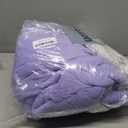 Electric Heated Blanket 50"x60" Throw Size for Safe All Night Rest, Dual-Sided Microplush Sherpa for Bedroom Couch Use, 4 Heat Settings & 3 Hours Auto Off, Machine Washable - Light Purple