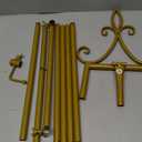 53.9" Gold Easel Stand for Sign, Heavy Duty Metal Display Easel with Storage Bag, Adjustable Art Easel for Wedding Sign, Welcome Sign, Picture