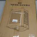 Rolling Laundry Hamper with Wheels White Plastic Storage Bin with Handles, 14W11D21H Large Capacity for Small Spaces, Bedroom & Bathroom