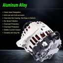 Alternator Compatible with 2011-2017 Elantra 2012-2013 Soul 2014-2016 Forte 1.8L 2.0L L4 Replace for 11610 373002E200 2610428