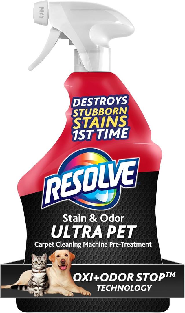 Resolve Ultra Pet Carpet Cleaner Spray  for Removal of Pet Stains & Odors, 32oz (32 Ounce (Pack of 1))
