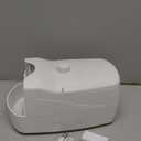 Bubble Machine, Automatic 18000+ Per Minute Big Bubbles Blower Maker for Kids Toddlers with 2 Speeds,6 Wands,Operated by Plugin or Batteries for Outdoor/Indoor Birthday Parties,Wedding (White)