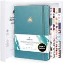 Clever Fox Planner Premium Edition  Undated Luxurious Weekly & Monthly Planner to Increase Productivity and Hit Your Goals  Organizer  Start Anytime, A5, Lasts 1 Year, Aquamarine (Weekly)