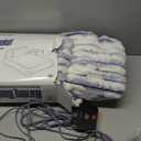 Westinghouse Electric Blanket Twin Size, Super Cozy Luxury Faux Fur & Sherpa Heated Blanket with 10 Heating Levels & 1-12 Hours Auto Off, Fast Heating Blanket, Machine Washable, 62x 84 Inch Blue Gray