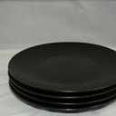 4 PCs Dark Green Plates 10.5 Inch