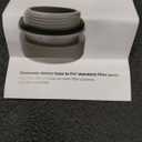 Connects 40mm hose to 1½" standard filter ports