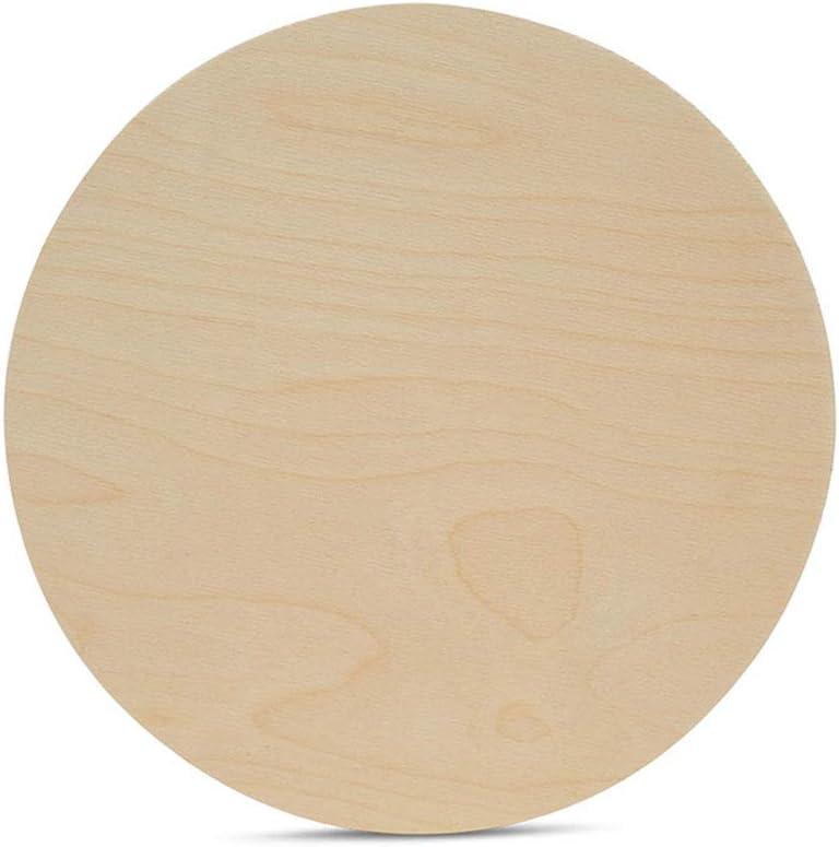 Wood Circles 14 inch, 1/4 Inch Thick, Birch Plywood Discs, Pack of 1 Unfinished Wood Circles for Crafts, Wood Rounds by Woodpeckers