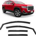 Voron Glass in-Channel Extra Durable Rain Guards for GMC Acadia 2017-2023, Window Deflectors, Vent Window Visors, 4 Pieces - 200577
