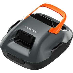 Gosvor Cordless Robotic Pool Cleaner, Pool Vacuum for Above Ground Pool Lasts 90 Min, Portable, Self-Parking, Ideal for Flat Pools up to 860 sq.ft