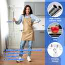 Mini Sweeper Mop No-Touch Dirty Cleaning Flat Dust Mop for Dry Wet Disposable Pads, Multi Surface Mop Floor Mopping and Sweeping Cleaning Head for Kitchen Wall Bathroom Toilet Corners Window