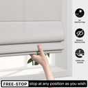 LazBlinds Cordless Roman Shades for Windows, 39" W × 60" H, Beige