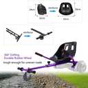Hoverboard Seat Attachment for 6.5-10 Hover Board, Buggy Go Kart Conversion Kit, Accessory for Self Balancing Scooter, Hoverboards Go-Cart for Kids or Adults