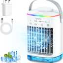 Portable Air Conditioner, 4-in-1 Personal Mini Air Cooling Fan With 4-Speed Wind, 2/4/6/8H Timer700ml Tank,2 Mist,Evaporative Cooler Suitable for Home Room Camping Car Office