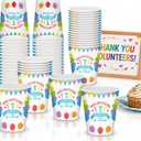 2 x Potchen 100 Pcs Volunteer Appreciation Party Decoration 9 oz Thank You Volunteers Appreciation Cups Favor Paper Cups Bulk Coworker Staff Team Office Prizes for Adults Social Worker Staff Party Favor