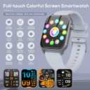 Smart Watch for Men, 120 Sports Modes Smartwatch with 1.83" HD, Alexa Built-in, Heart Rate/Sleep Monitor, IP67 Waterproof, Bluetooth Call & Music Control Fitness Watch for iPhone/Android (Gray)