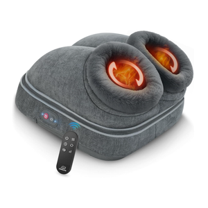 Shiatsu Foot Massager with Heat, Electrick Foot Massager Machine for Neuropathy, Plantar Fasciitis, Feet Warmers for Women,Men, Foot Heater Under Desk, Size 13